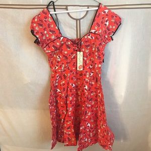 Lindy Bop Cherry Pie Dress - Size 12 US